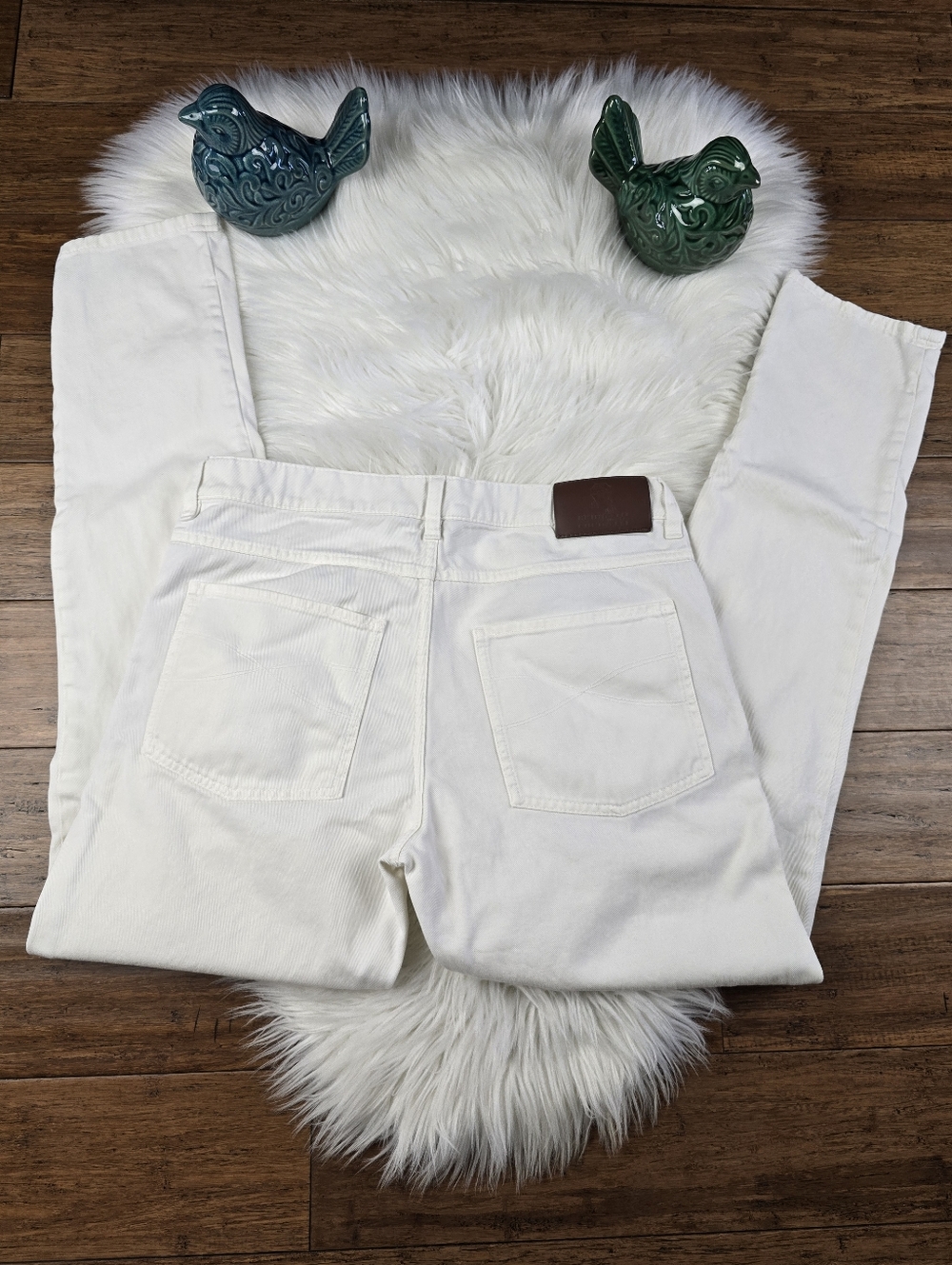 Brunello Cucinelli Skinny Fit White Jeans IT 48